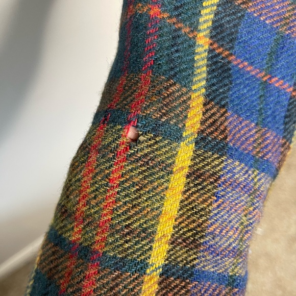 Vintage Plenty Flannel Floral Multi-colored Wool Blend Pants Size Medium - Picture 10 of 13